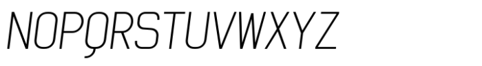 Lonbry Extra Light-Ex Cond-Italic Font UPPERCASE