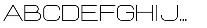 Lonbry Extra Light Font UPPERCASE