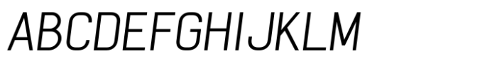 Lonbry Light-Ex Cond-Italic Font UPPERCASE