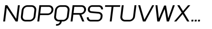 Lonbry Regular-Cond-Italic Font UPPERCASE
