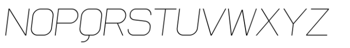 Lonbry Thin-Cond-Italic Font UPPERCASE