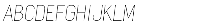 Lonbry Thin-Ex Cond-Italic Font UPPERCASE