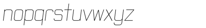 Lonbry Thin-Ex Cond-Italic Font LOWERCASE