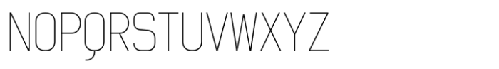 Lonbry Thin-Ex Condensed Font UPPERCASE