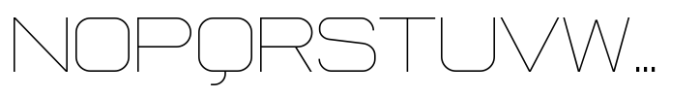 Lonbry Thin Font UPPERCASE