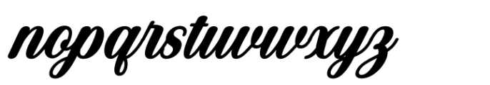 London Boutique Bold Italic Font LOWERCASE