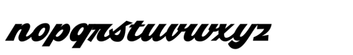 London Script Regular Font LOWERCASE