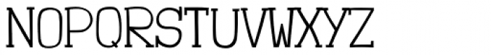 Londrina Thin Serif Regular Font UPPERCASE