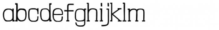 Londrina Thin Serif Regular Font LOWERCASE