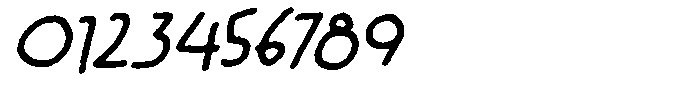 Lonely Street Italic Font OTHER CHARS