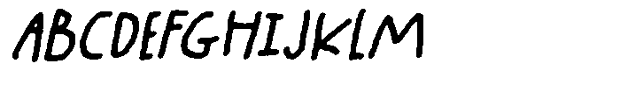 Lonely Street Italic Font UPPERCASE