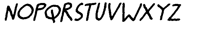 Lonely Street Italic Font UPPERCASE