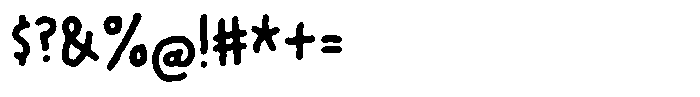 Lonely Street Regular Font OTHER CHARS