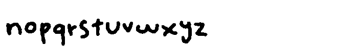 Lonely Street Regular Font LOWERCASE