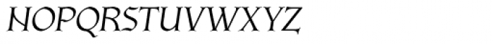 Longa Iberica Italic Font UPPERCASE