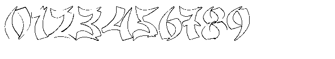 Longfeng He Outline Font OTHER CHARS