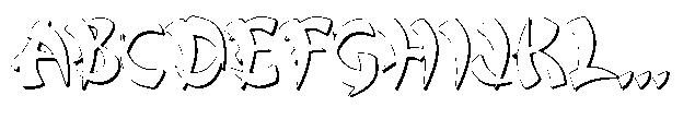 Longfeng He Shadow Font UPPERCASE