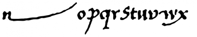 Longinus Alt Five Font LOWERCASE