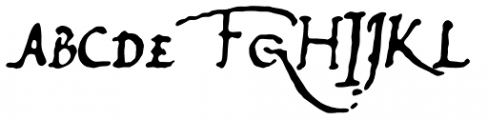Longinus Alt Three Font UPPERCASE