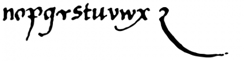 Longinus Alt Three Font LOWERCASE