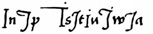 Longinus Ligatures One Font UPPERCASE