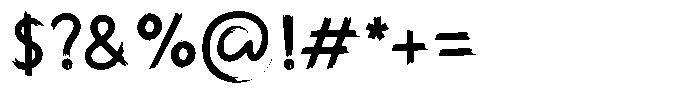 Longshot Regular Font OTHER CHARS