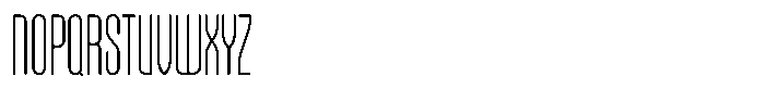 Longslimar Book Font LOWERCASE