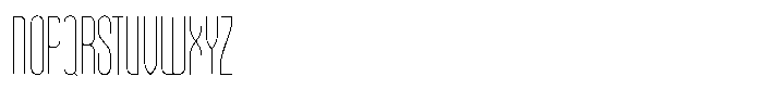 Longslimar Light Font LOWERCASE
