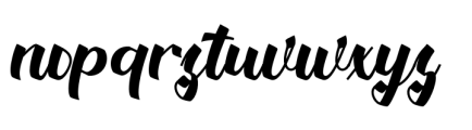 Longtime Font LOWERCASE
