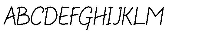 Lonthe Font UPPERCASE