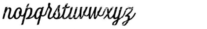 Look Script Wood Regular Font LOWERCASE