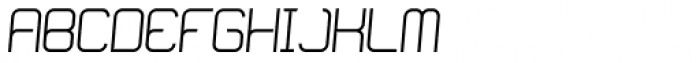 Loop Italic Font UPPERCASE