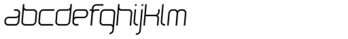 Loop Italic Font LOWERCASE
