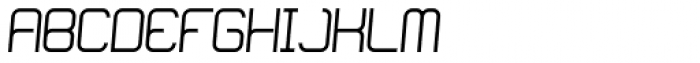 Loop Medium Italic Font UPPERCASE