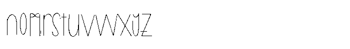 Loopella Font LOWERCASE