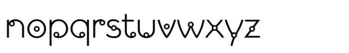 Loophole Regular Font LOWERCASE