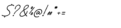 Looseform Pressure Italic Font OTHER CHARS
