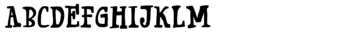 Loppemarked Headline Font UPPERCASE