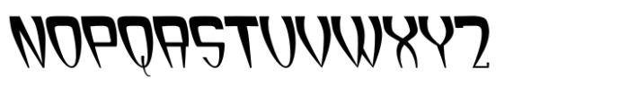 Lopsickles Ac Backslant Font UPPERCASE