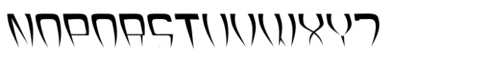 Lopsickles Ac Inset Backslant Font UPPERCASE