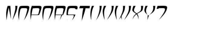 Lopsickles Oblique Ac Inset Font UPPERCASE