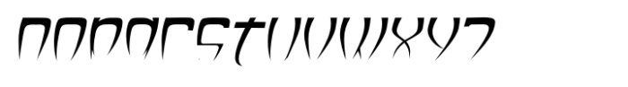Lopsickles Oblique Ac Inset Font LOWERCASE