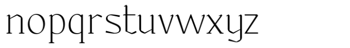 Lordines Extra Light Font LOWERCASE