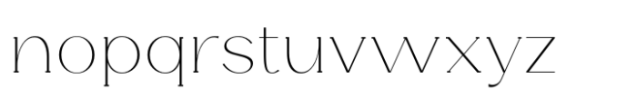 Loreda Thin Font LOWERCASE