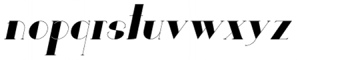 Loreen Hollywood Bold Italic Font LOWERCASE