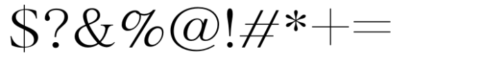 Loren Blake  Serif Font OTHER CHARS