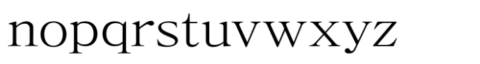 Loren Blake  Serif Font LOWERCASE