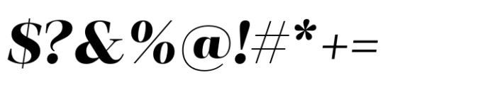 Loretta Display Bold Italic Font OTHER CHARS