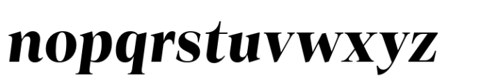 Loretta Display Bold Italic Font LOWERCASE