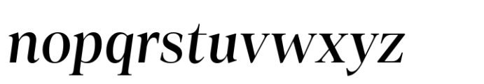 Loretta Display Medium Italic Font LOWERCASE